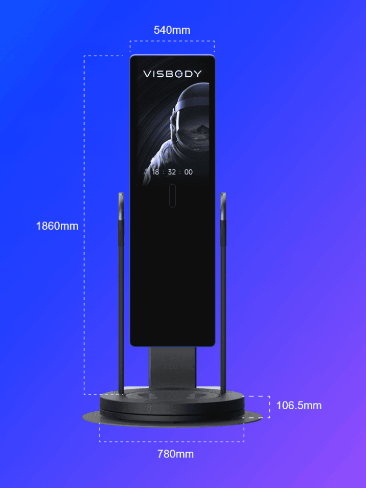 Visbody M60 avec dimensions